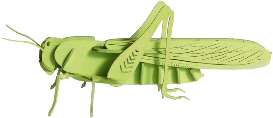 Fridolin 3D Papiermodell Heuschrecke
