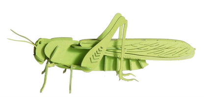 Fridolin 3D Papiermodell Heuschrecke