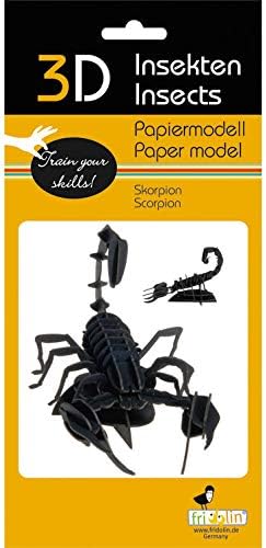 Fridolin 3D Papiermodell Skorpion