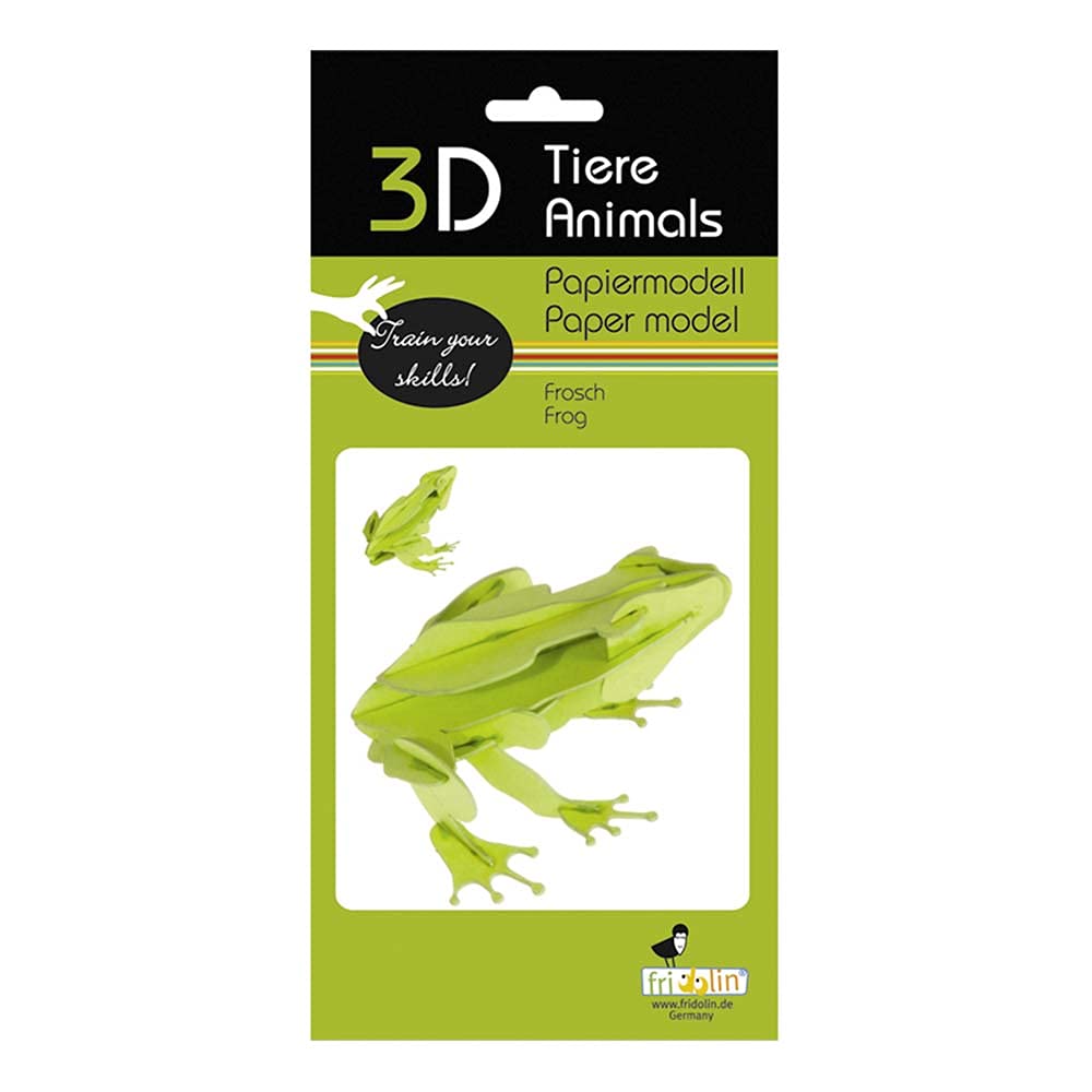 3D Papiermodell Frosch