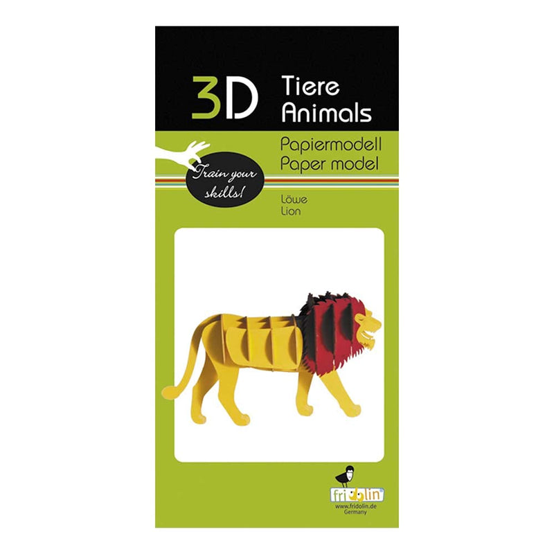 Fridolin 3D Papiermodell - Löwe