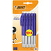 BIC M10 Klikbalpen middelgrote lijndikte, blauw (voordeelpak van 10, plus 4 gratis