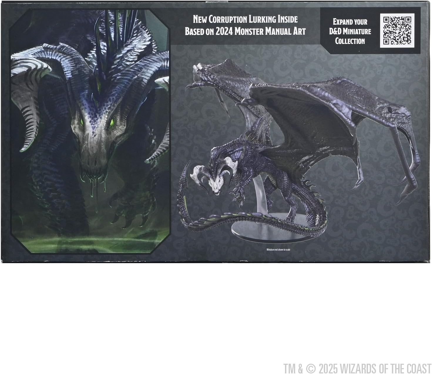 WizKids D&D Icons of The Realms: Adult Chromatic Dragons | 2024 (Adult Black Dragon Corruptor)