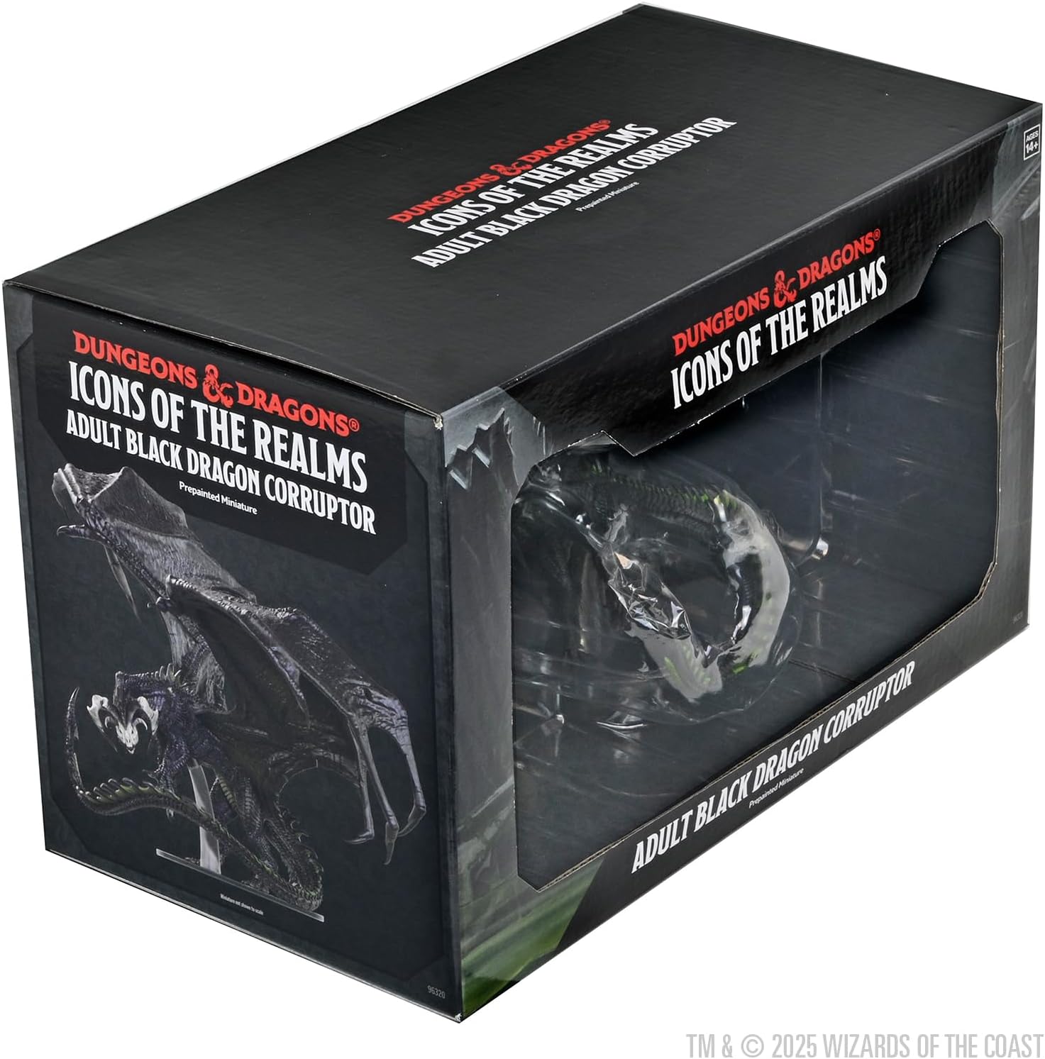 WizKids D&D Icons of The Realms: Adult Chromatic Dragons | 2024 (Adult Black Dragon Corruptor)