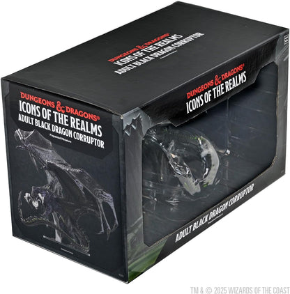 WizKids D&D Icons of The Realms: Adult Chromatic Dragons | 2024 (Adult Black Dragon Corruptor)