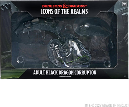 WizKids D&D Icons of The Realms: Adult Chromatic Dragons | 2024 (Adult Black Dragon Corruptor)