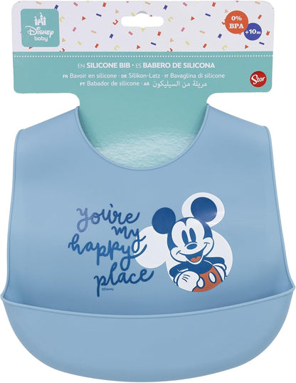 Silikon-Lätzchen Mickey Mouse Full of Smiles