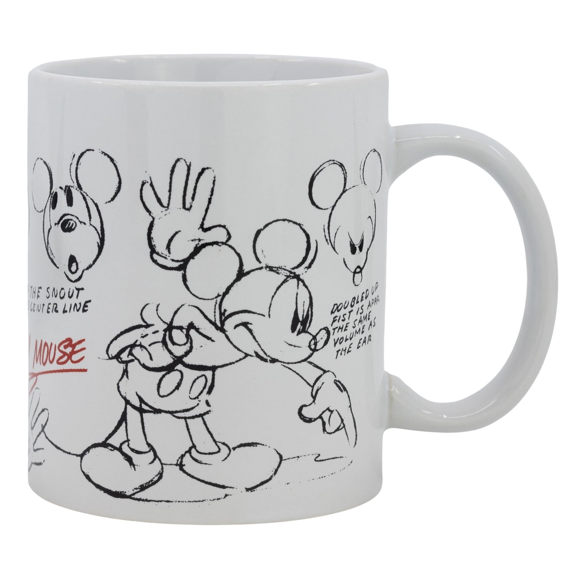 Disney - Mickey Mouse -  Young Adult Ceramic Mug 11 Oz in Gift Box - Vintage