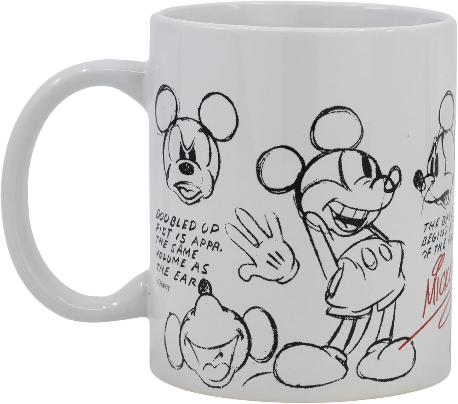 Disney - Mickey Mouse -  Young Adult Ceramic Mug 11 Oz in Gift Box - Vintage