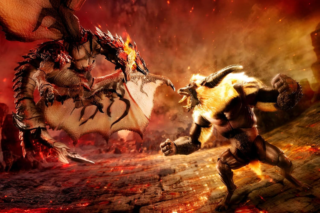 TAMASHII NATIONS - Monster Hunter - Furious Rajang, Bandai Spirits S.H.MonsterArts Action Figure