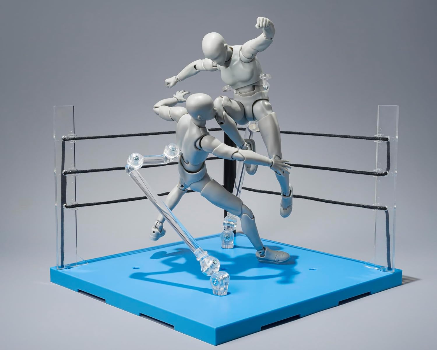 TAMASHII NATIONS - Act Ring Corner (Neutral) & Folding Chair Set for S.H.Figuarts, Bandai Spirits Tamashii Stage