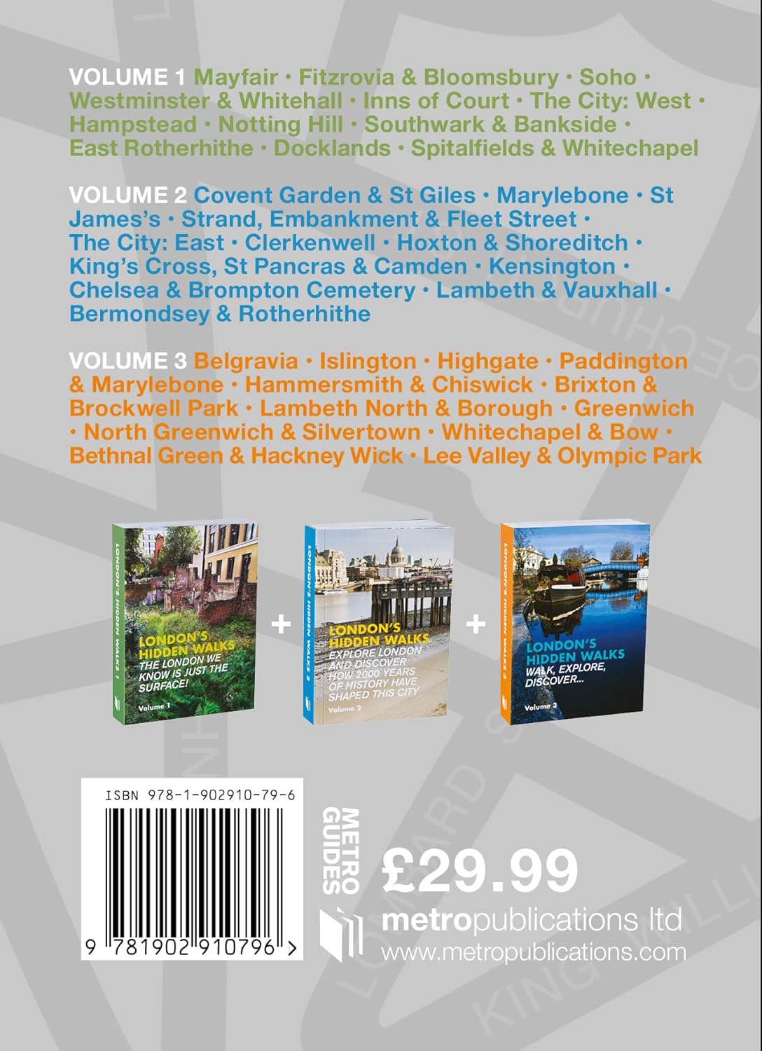 London's Hidden Walks: Volumes 1-3