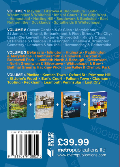 London's Hidden Walks: Volumes 1-4