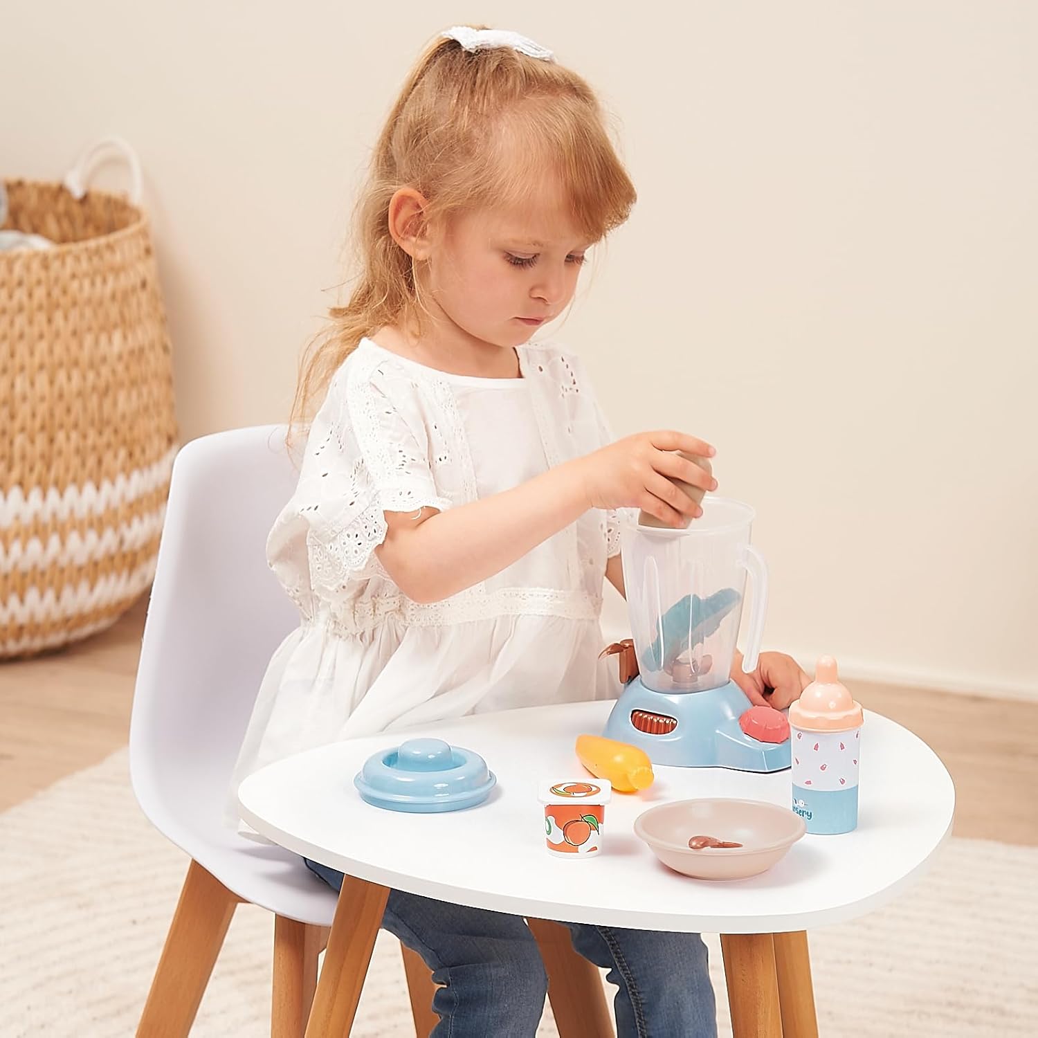 Ecoiffier Verzorging - Baby\`s Voedingsset in Koffer 8dlg.