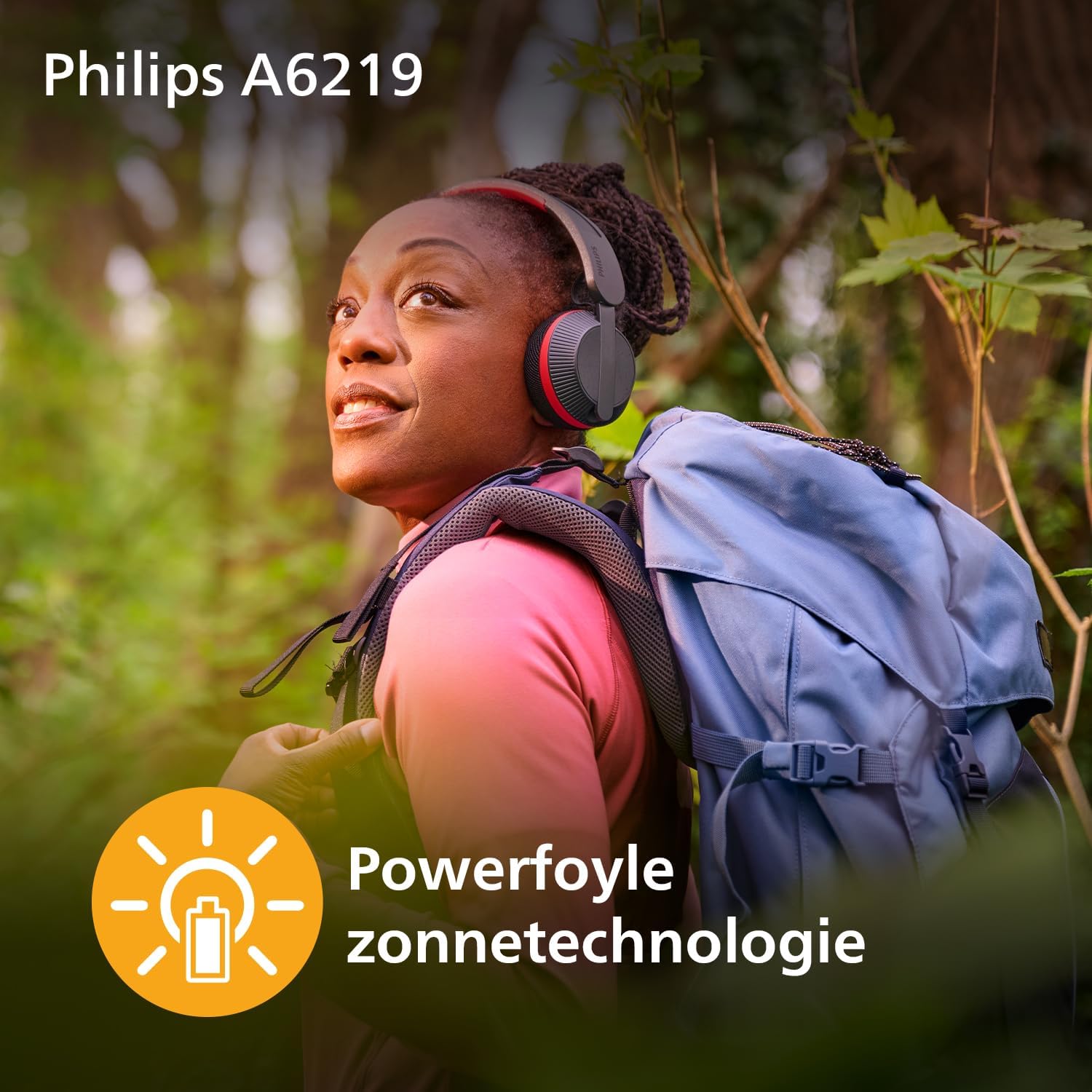 Philips Audio - Taa6219Bk/00 Wireless Headphones v Built For Active Lifestyles