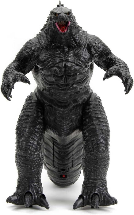 Jada Godzilla VS Kong Walking RC - Lights, Sounds, Fire Breathing Effect Remote Control Toy. Pop Culture Collectable for Kids and Adults
