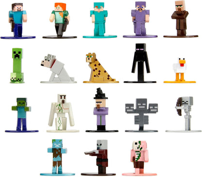 JADA- Set nanofiguras Minecraft 4 cm W12 (253265013