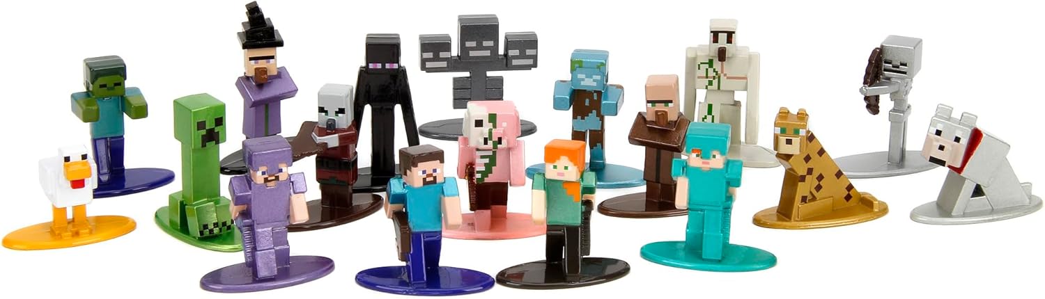 JADA- Set nanofiguras Minecraft 4 cm W12 (253265013