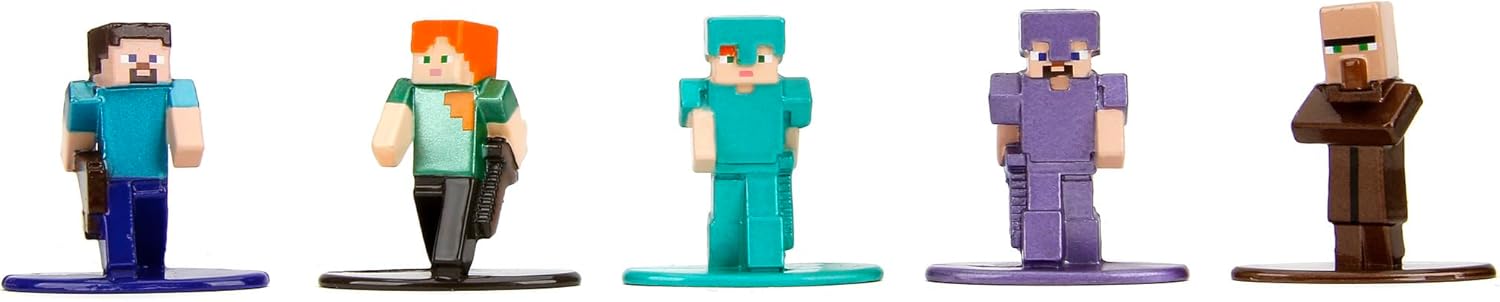 JADA- Set nanofiguras Minecraft 4 cm W12 (253265013