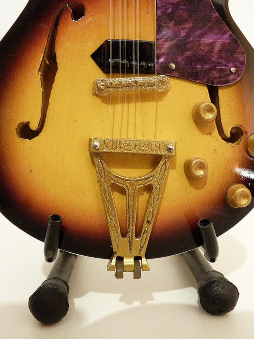 Mini Chitarra Da Collezione Replica In Legno-Presley Elvis