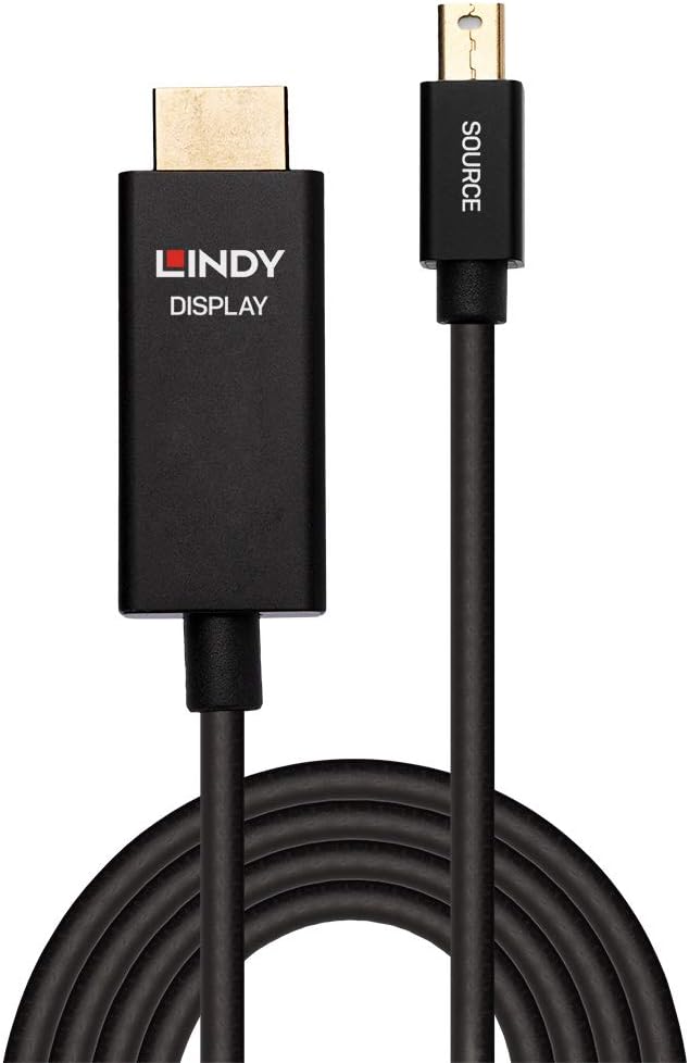 LINDY 2m Active Mini DisplayPort to HDMI Cable with HDR