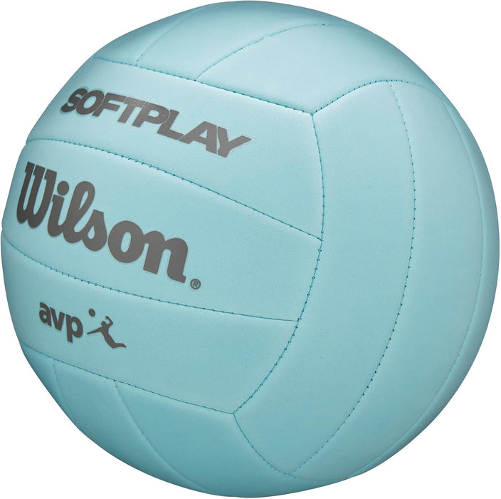 WILSON AVP Soft Play Volleyball - Official Size, Blue