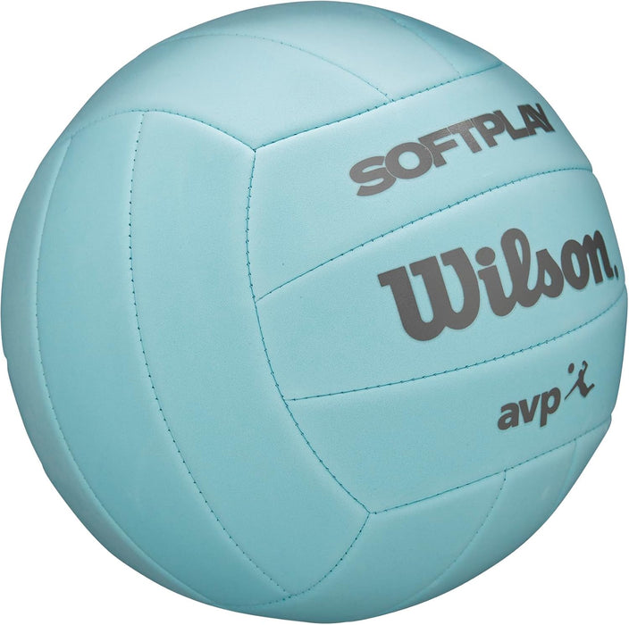 WILSON AVP Soft Play Volleyball - Official Size, Blue