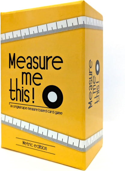 Measure me this! A measurement based card game | 2-6 players, Ages 12+ | A quick fun family friendly party game | 20-30 mins