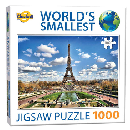 Cheatwell Games 658 13343 1000 Piece Jigsaw EA World's Smallest Puzzles