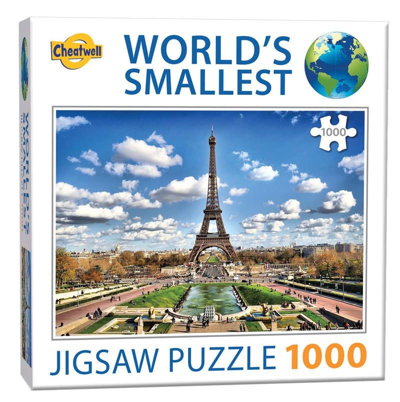 Cheatwell Games 658 13343 1000 Piece Jigsaw EA World's Smallest Puzzles