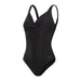 Speedo Women's Shaping Cross Knot 1 Piece Swimsuit | Shapewear | Beach and Holiday Swimwear Swimsuit (Pack of 1)