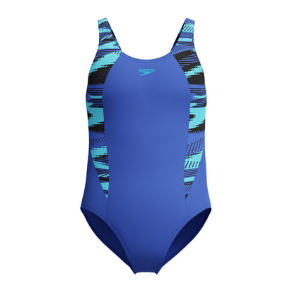 Speedo Girls Hyperboom Splice Muscleback One Piece Swimsuit Junior