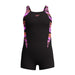 Speedo Girls HyperBoom Splice Legsuit Swimsuit Swimming Costume Coral Sands