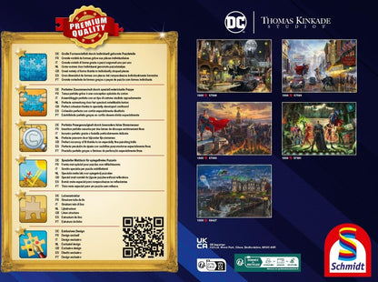 Schmidt | Thomas Kinkade: Batman - Wayne Manor (1000 Pieces) | Jigsaw Puzzle | Ages 14+