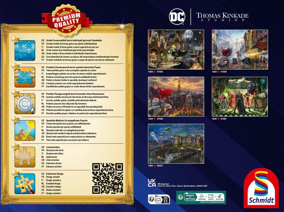 Schmidt | Thomas Kinkade: Batman - Wayne Manor (1000 Pieces) | Jigsaw Puzzle | Ages 14+