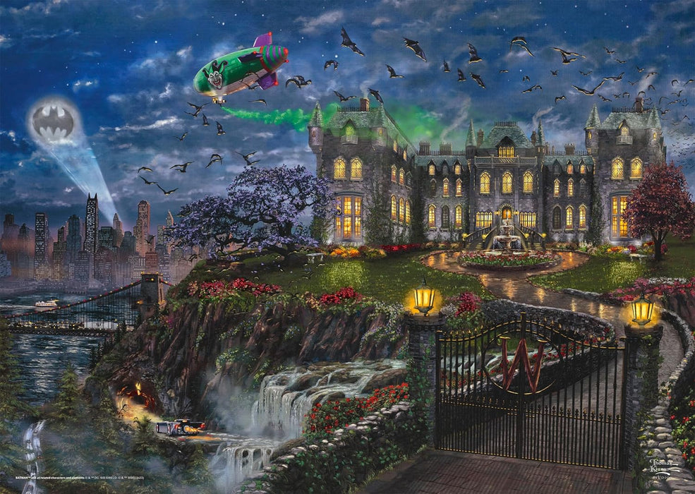 Schmidt | Thomas Kinkade: Batman - Wayne Manor (1000 Pieces) | Jigsaw Puzzle | Ages 14+
