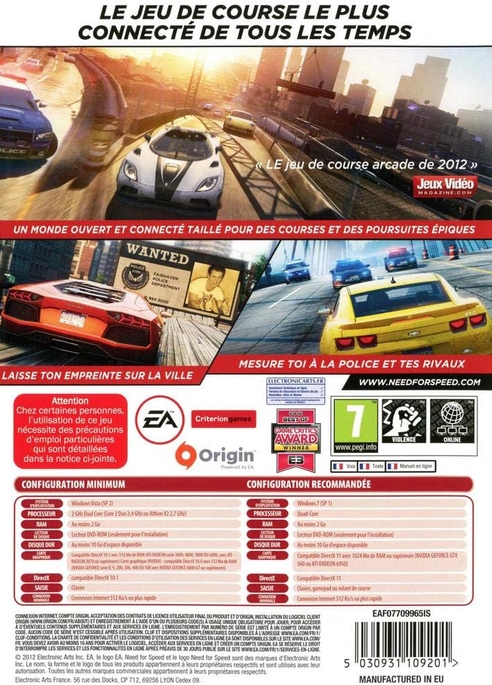 Need for Speed: Most Wanted - NL/FR (PC)