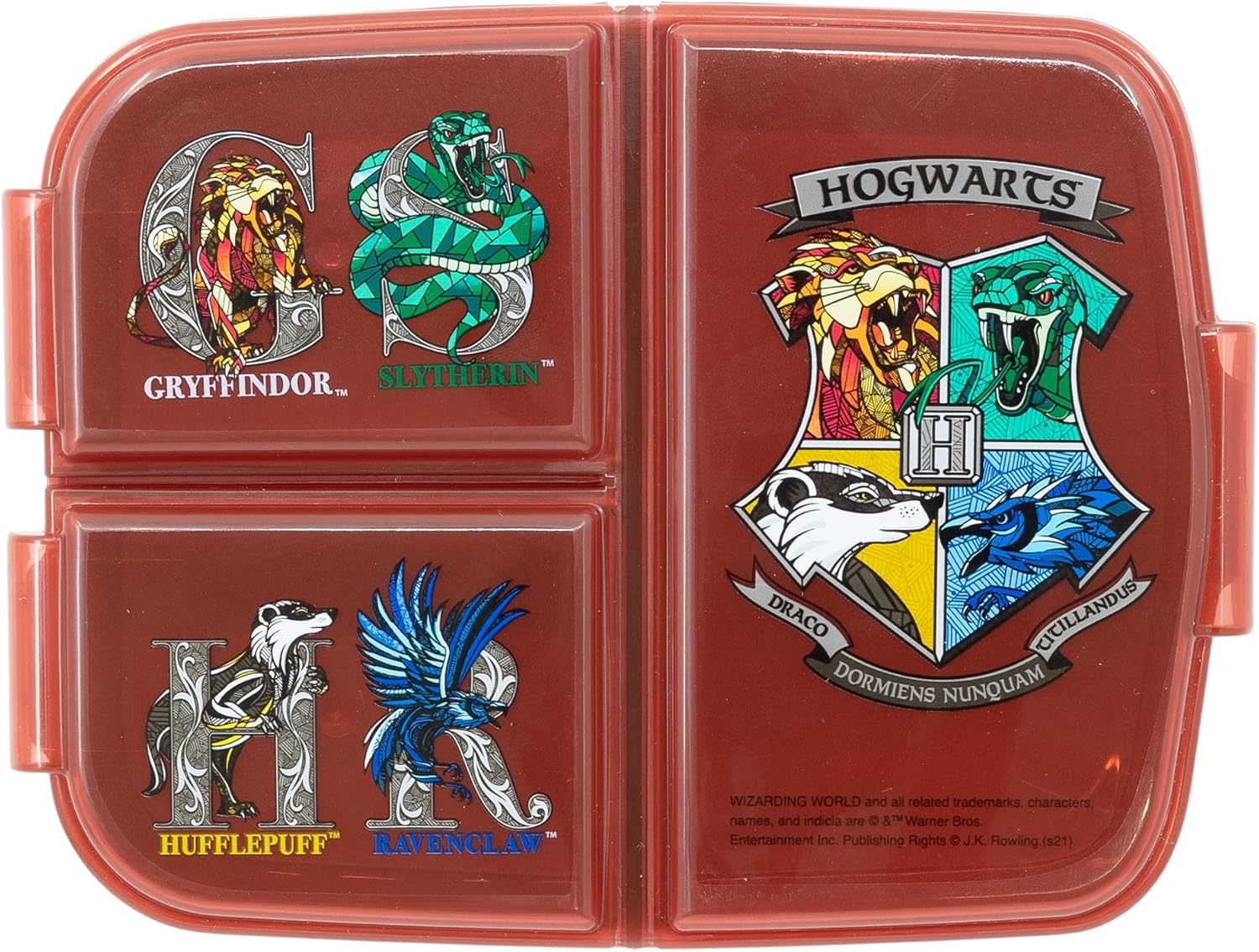 Stor Harry Potter Kinder-Lunchbox mit 3 Fächern