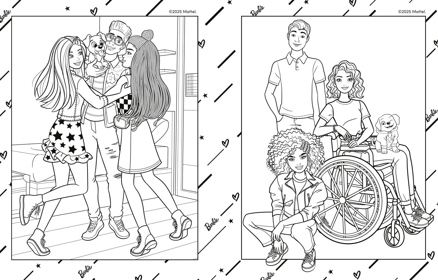 Barbie Dream Team Colouring Book