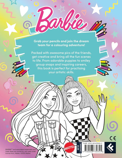 Barbie Dream Team Colouring Book