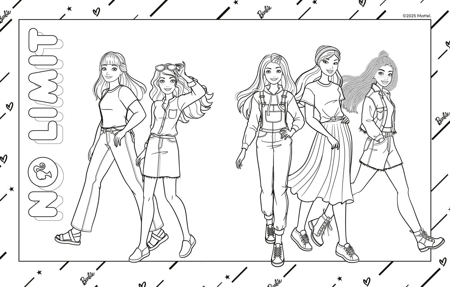 Barbie Dream Team Colouring Book