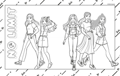 Barbie Dream Team Colouring Book