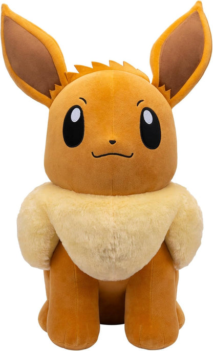 Pokémon Eevee Plush - 24-inch Plush with Authentic Details
