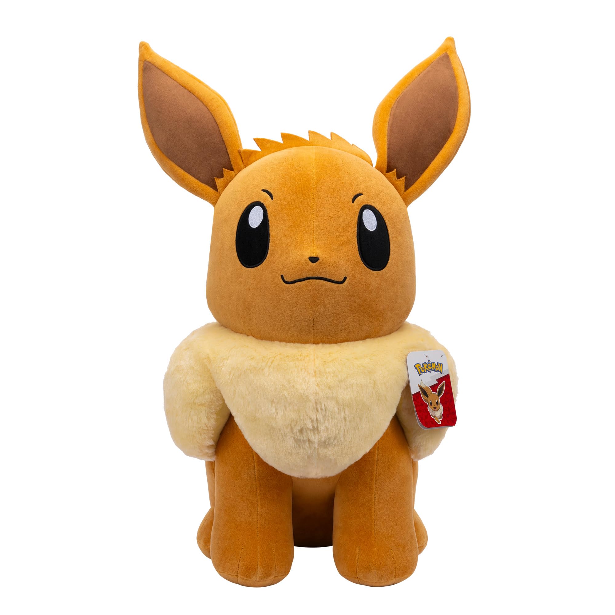 Pokémon Eevee Plush - 24-inch Plush with Authentic Details