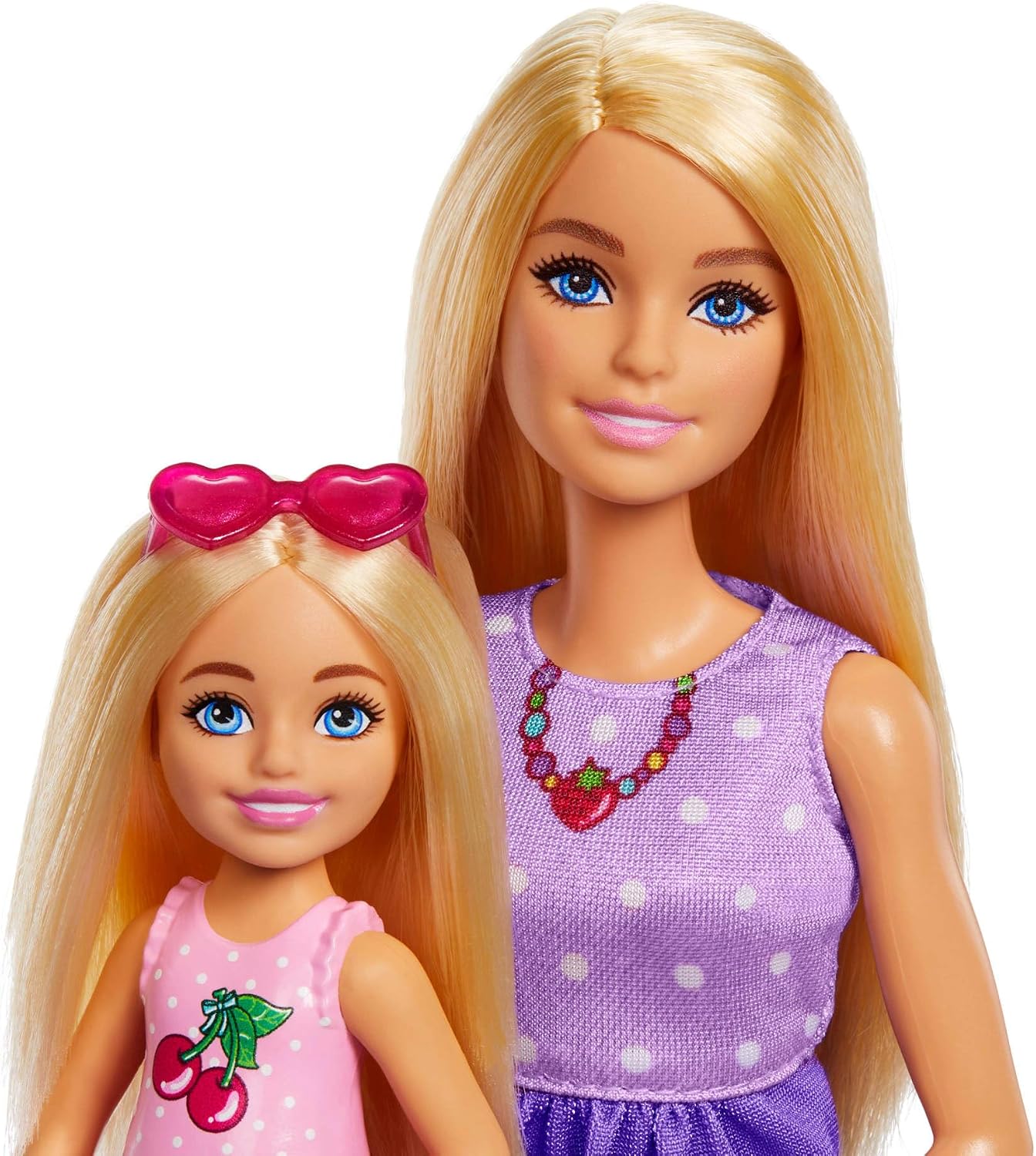 Barbie - Famiglia e Amici, set con bambole Barbie Malibu e la piccola Chelsea, più di 9 accessori e abiti a tema picnic inclusi, giocattolo per bambini, 3+ anni, JBF43