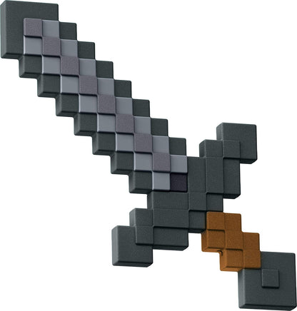 Minecraft Role-Play Battle Toy Accessory Collection with Pixelated Design (Styles May Vary), JCV19