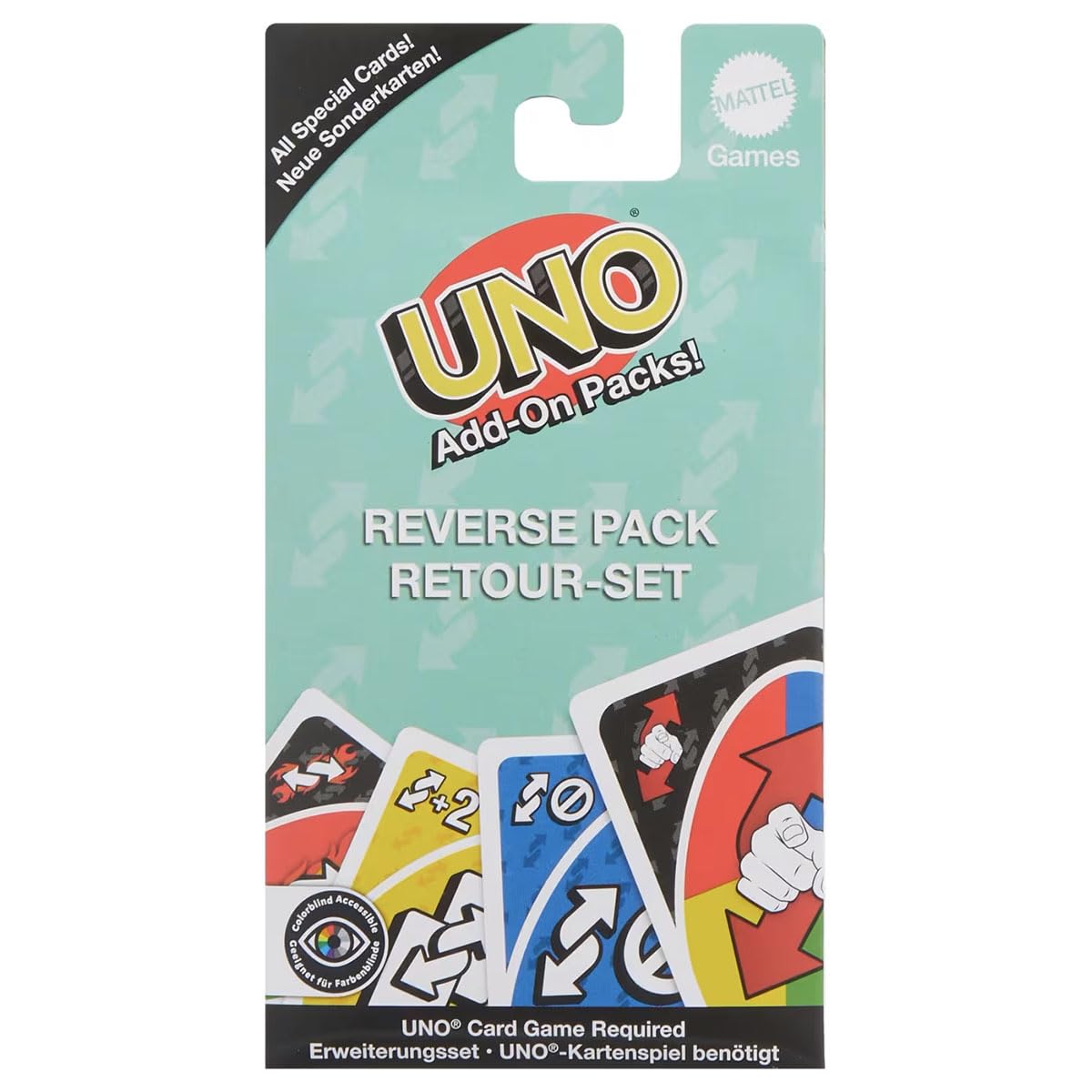 Mattel Uno Add-On Packs! - Reverse Pack