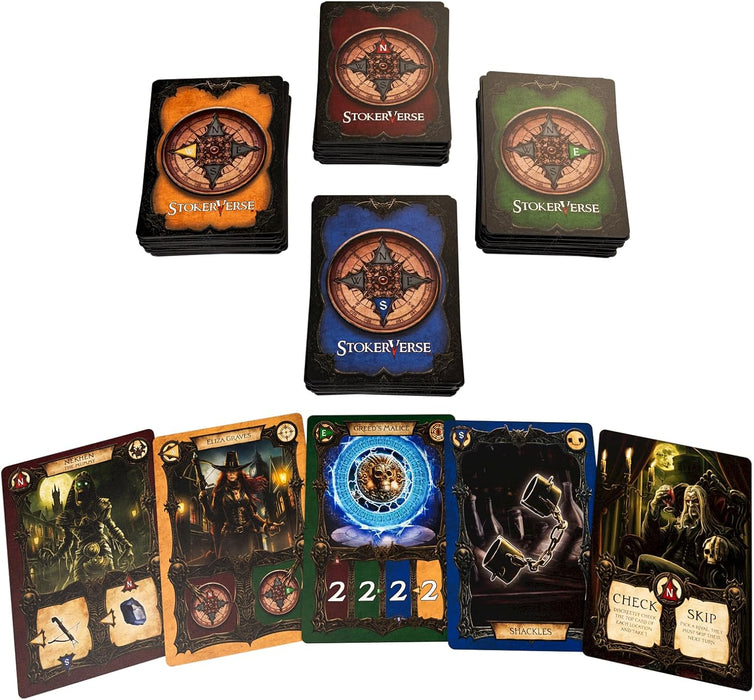 Iconiq Studios Stokerverse - card game - gothic Horror - Bram Stoker - Dracula - easy to learn - fun & strategic - easy to play