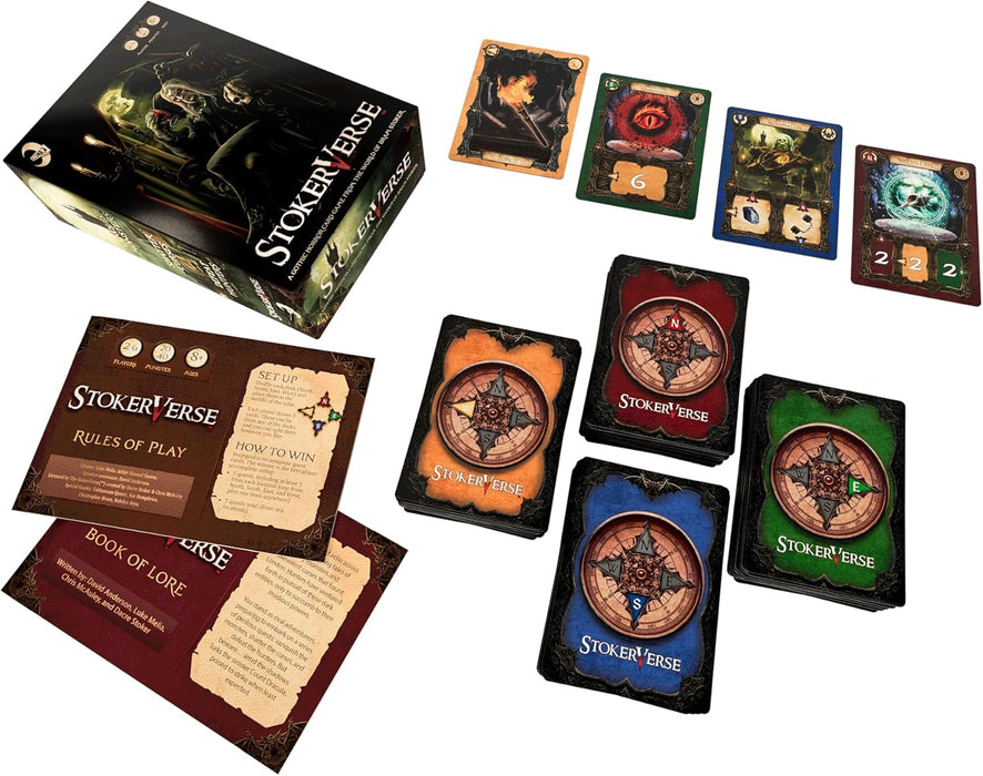 Iconiq Studios Stokerverse - card game - gothic Horror - Bram Stoker - Dracula - easy to learn - fun & strategic - easy to play