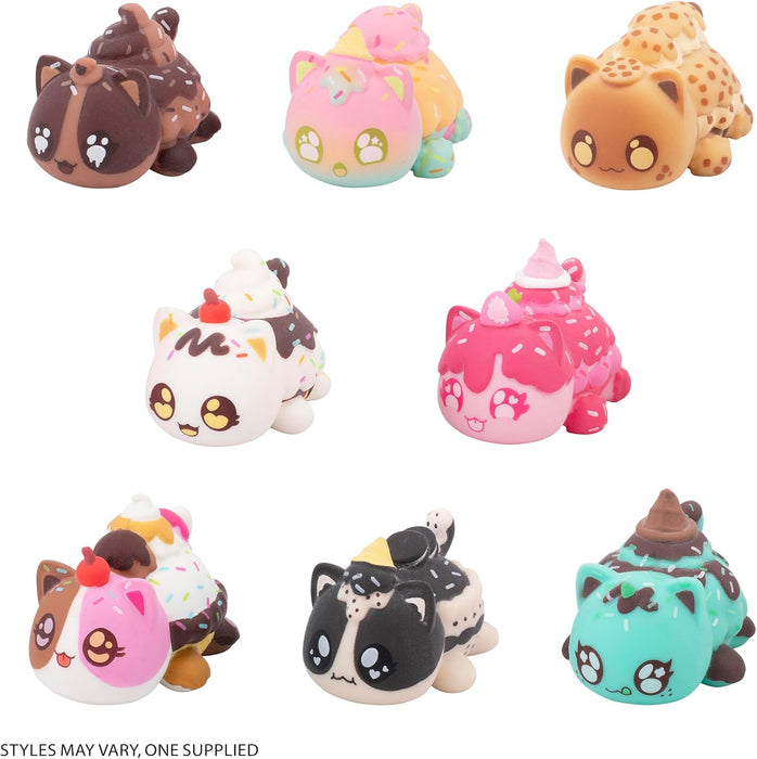 Aphmau MeeMeow Mystery Squishy Figures; Serie 3- IJs; Blind Box, 1 van 8 Mogelijke Ice Cream MeeMeows, Officiële Merch